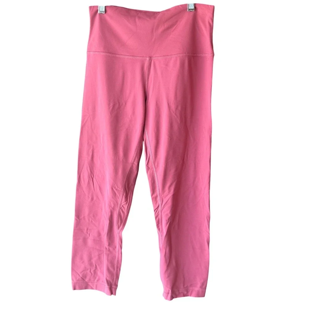 Lululemon‎ Align Crop Leggings Pink Rose High Rise 21 Inch Women's Size 8